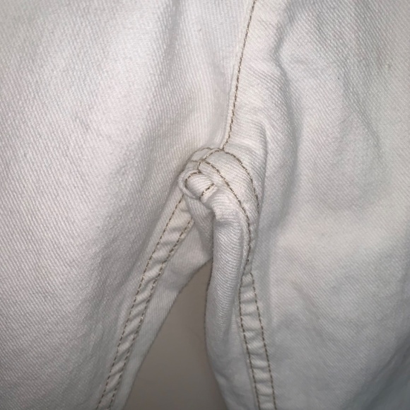 Isabel Marant Embroidered Studded Skinny Low Rise Cream Jeans 38 - Picture 13 of 14